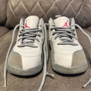 Nike Jordan 12 Retro Playoffs Gray 819666-029 Kids Shoes Size 8C